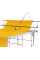 Отрезная линейка SENTEX ST-1A 2,4 м