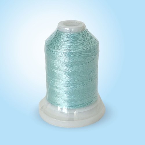 Нитки вышивальные 120D/2 1000 ярд B142 светло-бирюзовый 100% ПЭ (1 шт)