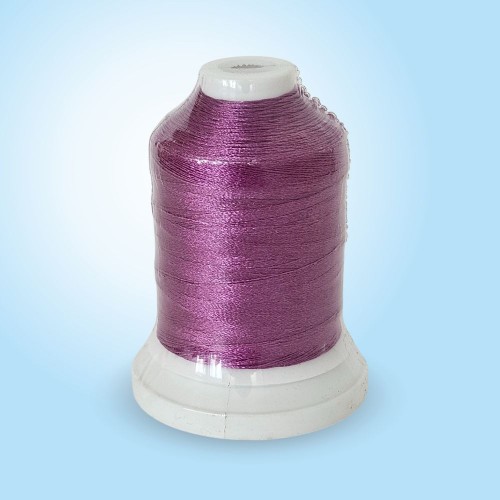 Нитки вышивальные 120D/2 1000 ярд B273 фиалка 100% ПЭ (1 шт)