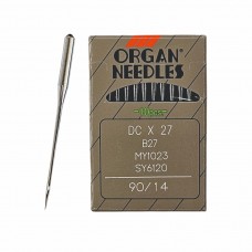 Иглы для промышленных швейных машин DC*27 90 универсальные ORGAN (10 шт)