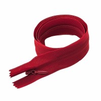 Молния потайная т3 50 см н/р С171 красный (1 шт)