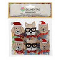 Blumentag WCBC-35 Прищепки Новогодняя коллекция 5 х 6 шт. 3.5 см 06