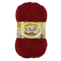 Пряжа ADELIA HAPPY 100\% акрил 10 шт. х 50 г 128 м №21 бордовый