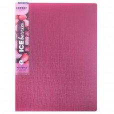 Expert Complete Trend ICEberries/Тренд Папка на 2 О-кольцах A4 700 мкм 25 мм лён 1 шт. d - 20 мм брусника EC211320070