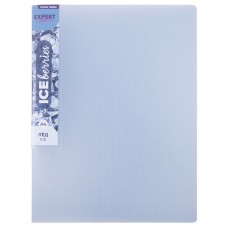 Expert Complete Trend ICEberries/Тренд Папка на 4 О-кольцах A4 700 мкм 25 мм лён 1 шт. d - 17 мм лёд EC211420074