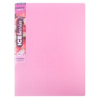 Expert Complete Trend ICEberries/Тренд Папка на 4 О-кольцах A4 700 мкм 25 мм лён 1 шт. d - 17 мм клубника EC211420073