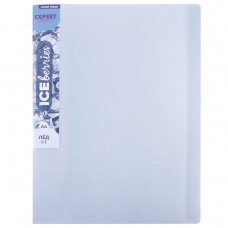 Expert Complete Trend ICEberries/Тренд Папка с вкладышами 20 л. A4 600 мкм 20 мм лён 1 шт. лёд EC211520074