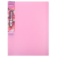 Expert Complete Trend ICEberries/Тренд Папка с вкладышами 40 л. A4 600 мкм 20 мм лён 1 шт. клубника EC211720073