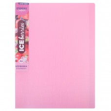 Expert Complete Trend ICEberries/Тренд Папка с вкладышами 40 л. A4 600 мкм 20 мм лён 1 шт. клубника EC211720073