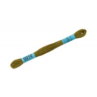 Нитки для вышивания Gamma мулине ( 0001-0206 ) 100\% хлопок 24 x 8 м №0010 оливковый