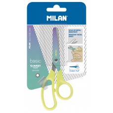 "Milan" Канцелярские ножницы BASIC SUNSET с лезвиями из нержавеющей стали желтые BWM10444Y