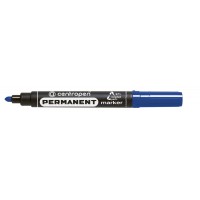 Centropen Маркер PERMANENT 2,5 мм перо круглое 10 шт. 8566/1 синий