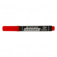 Centropen Маркер PERMANENT 1-4,6 мм перо клиновидное 10 шт. 8576/1 красный