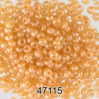 Бисер Чехия круглый 4 10/0 2.3 мм 500 г 47115 (Ф222) т.т.кремовый