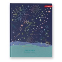 Светоч Дневник школьный 1-11 класс, металлизация, твердый переплет, A5 40 л. 2 шт. сшивка 60 г/кв.м Magic Stars 40ДТ5_000016