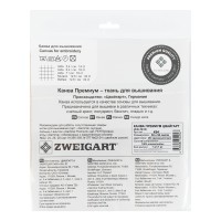 Канва К04 "Zweigart" Aida Premium №14 ФАСОВКА 100\% хлопок 50 х 50 см 264 кремовый