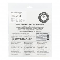 Канва К16 "Zweigart" Aida Premium №16 ФАСОВКА 100\% хлопок 30 х 40 см 264 кремовый