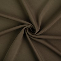 Ткань Gamma Трикотажное полотно Рома RMF 65\% вискоза, 30\% полиэстер, 5\% спандекс 165 см коричневый/brown