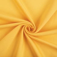 Ткань Gamma Трикотажное полотно Рома RMF 65\% вискоза, 30\% полиэстер, 5\% спандекс 165 см желтый/yellow