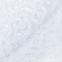 Ткань 9016 Кружевная ФАСОВКА 200 х 140 см 100\% полиэстер белый