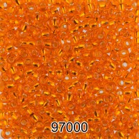 Бисер Чехия круглый 6 10/0 2.3 мм 500 г 97000 (Ф233) оранжевый