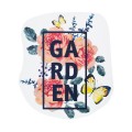 №02 Термотрансфер 1 шт М-231 сад (garden) 15х13 см