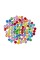 Бусина Zlatka MIX акрил ABR 8 мм 25 г №01 ассорти