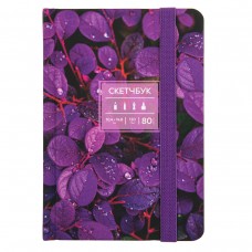 Аква-колор IZO-BK-1015 Скетчбук 120 г/м2 14.8 х 10.4 см сшивка 80 л. 04 violet