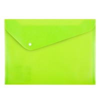 Expert Complete Trend NEON/Тренд неон Папка-конверт с кнопкой A4 180 мкм волокно 20 шт. лайм EC211130021