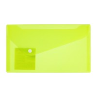 Expert Complete Trend NEON/Тренд неон Папка-конверт с кнопкой travel 180 мкм волокно 12 шт. лайм EC211130121