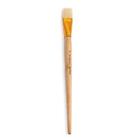 Кисть щетина Mr.Painter BBR 134-24 плоская 5 шт длинная ручка №24