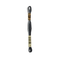 Нитки для вышивания DMC мулине №1 Gold Concept меланж 100\% хлопок 12 x 8 м №0053 св.серый-серый-т.серый