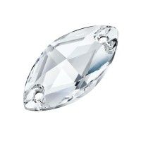 Страз "PRECIOSA" 438-64-301 Crystal 12 х 6 мм стекло 12 шт в пакете белый (crystal)