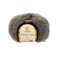 Пряжа Камтекс КТ Мохер Голд 60\% мохер, 20\% хлопок, 20\% акрил 10 шт. х 50 г 250 м 176 серый меланж