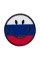 "Gamma" Термоаппликация №21/5 5 шт №6369 флаг России смайл 5х5 см