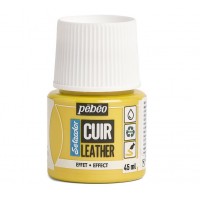 PEBEO Краска по коже Setacolor 45 мл 295644 Дуохром желтый/фиолетовый