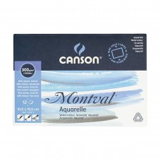 "Canson"   Альбом для акварели   300 г/м2  10.5 х  15.5 см  склейка с четырех сторон   12 л. C200006532