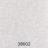 Бисер Чехия круглый 5 10/0 2.3 мм 500 г 38602 (Ф254) белый