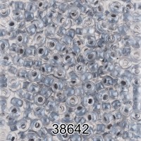 Бисер Чехия круглый 5 10/0 2.3 мм 500 г 38642 (Ф262) серый