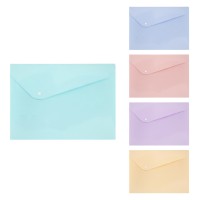 Expert Complete Trend Pastel/Тренд Пастель Pastel Папка-конверт с кнопкой A4 180 мкм диагональ 20 шт. ассорти EC21114200