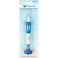 Gamma SK-311 Игла для ковровой техники сталь пластик 1 шт в блистере средняя (1.6 мм)