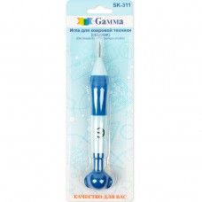 Gamma SK-311 Игла для ковровой техники сталь пластик 1 шт в блистере средняя (1.6 мм)