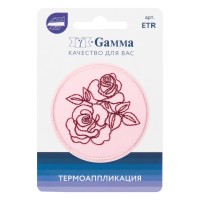 Gamma ETR Аппликация (патч) самоклеящаяся № 04 1 шт 02-408 Розочки 5.5 х 5.5 см