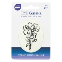 Gamma ETF Термоаппликация № 04 1 шт 02-445 Цветочки 4.8 х 6 см