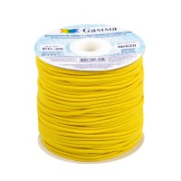 Шнур "Gamma" 2 мм EC-20 эластичный 50 м №020 желтый