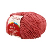 Пряжа из Троицка "Кроха" 80\% акрил, 20\% шерсть 10 шт. х 50 г 135 м №290 клевер