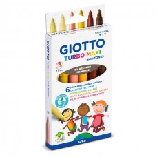 "Giotto" Набор фломастеров TURBO COLOR SKINTONES 6 цв F527000