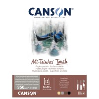 Canson Альбом для пастели Mi-Teintes Touch 350 г/м2 32 х 24 см склейка с одной стороны 12 л. C200005424