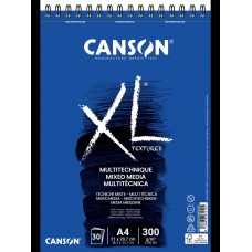 Canson Альбом для смешанных техник XL Mixed Media Textured 300 г/м2 A4 21 х 42 см на спирали 30 л. C200807215