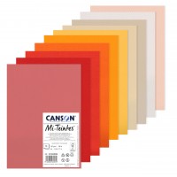 Canson Бумага для пастели Mi-Teintes 160 г/м2 A4 21 х 29.7 см лист 10 л. Теплые оттенки C31032S056